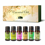 Essential Oils Gift Pack - Pack of 6 (10ml each), Indus Valley