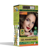 Żelowa farba do włosów Jasny Brąz, 5.00, 220g, Indus Valley