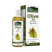Bio Organic Extra Virgin Olive Massage Oil, for Skin and Hair Care - 100ml, Indus Valley